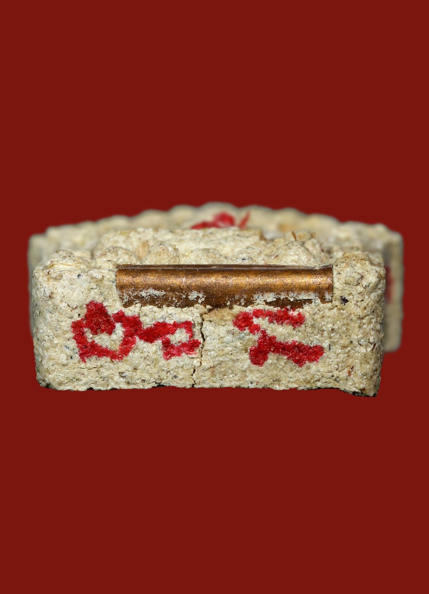 龍婆堪暖 佛歷2560 一期派古曼坤平小模 銅符管 - 298_thai_amulet