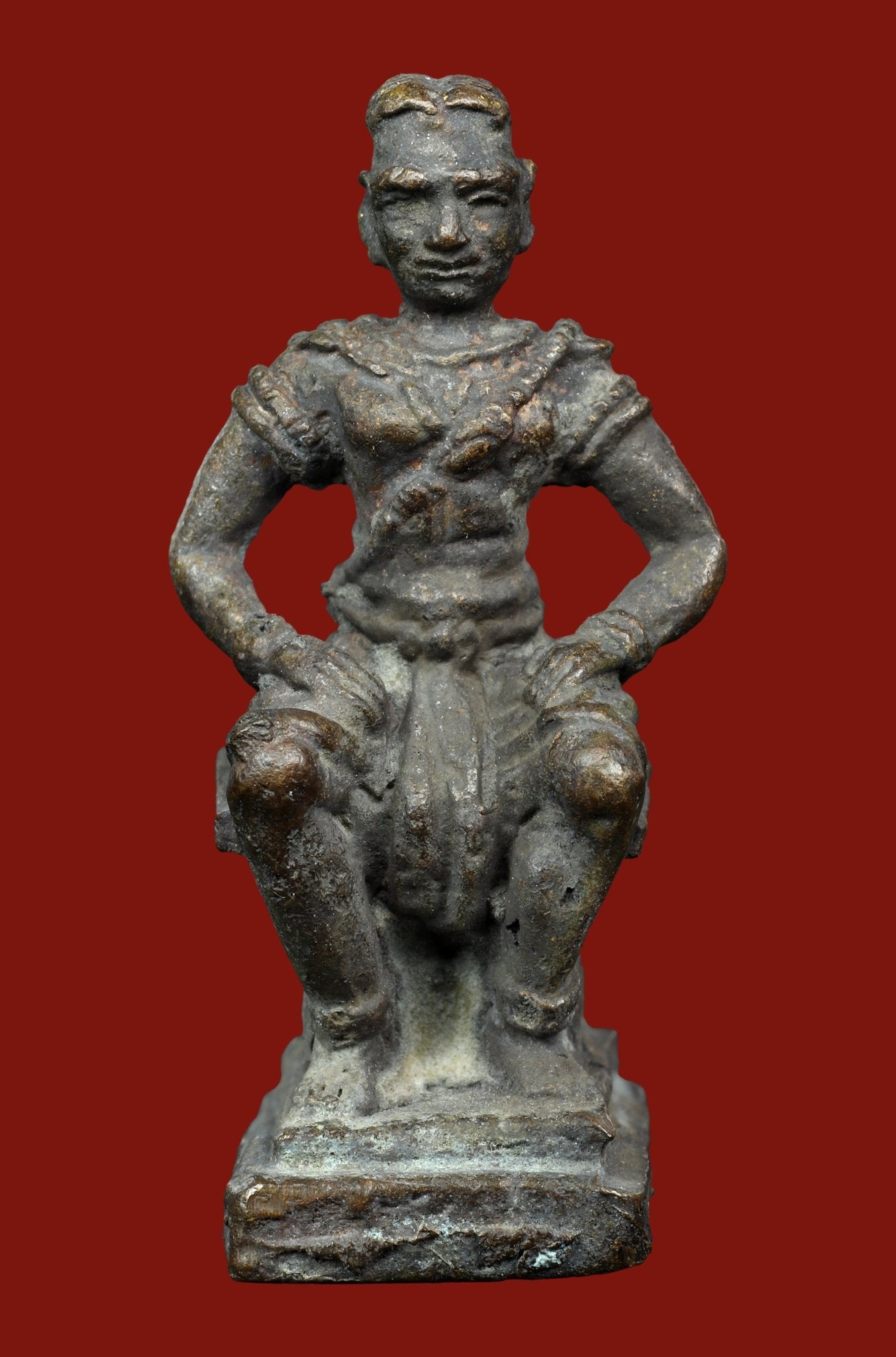 龍婆炎 屈三岩 2547 一期金屬酒仙立尊 - 298 Thai Amulet 泰國佛牌專門店