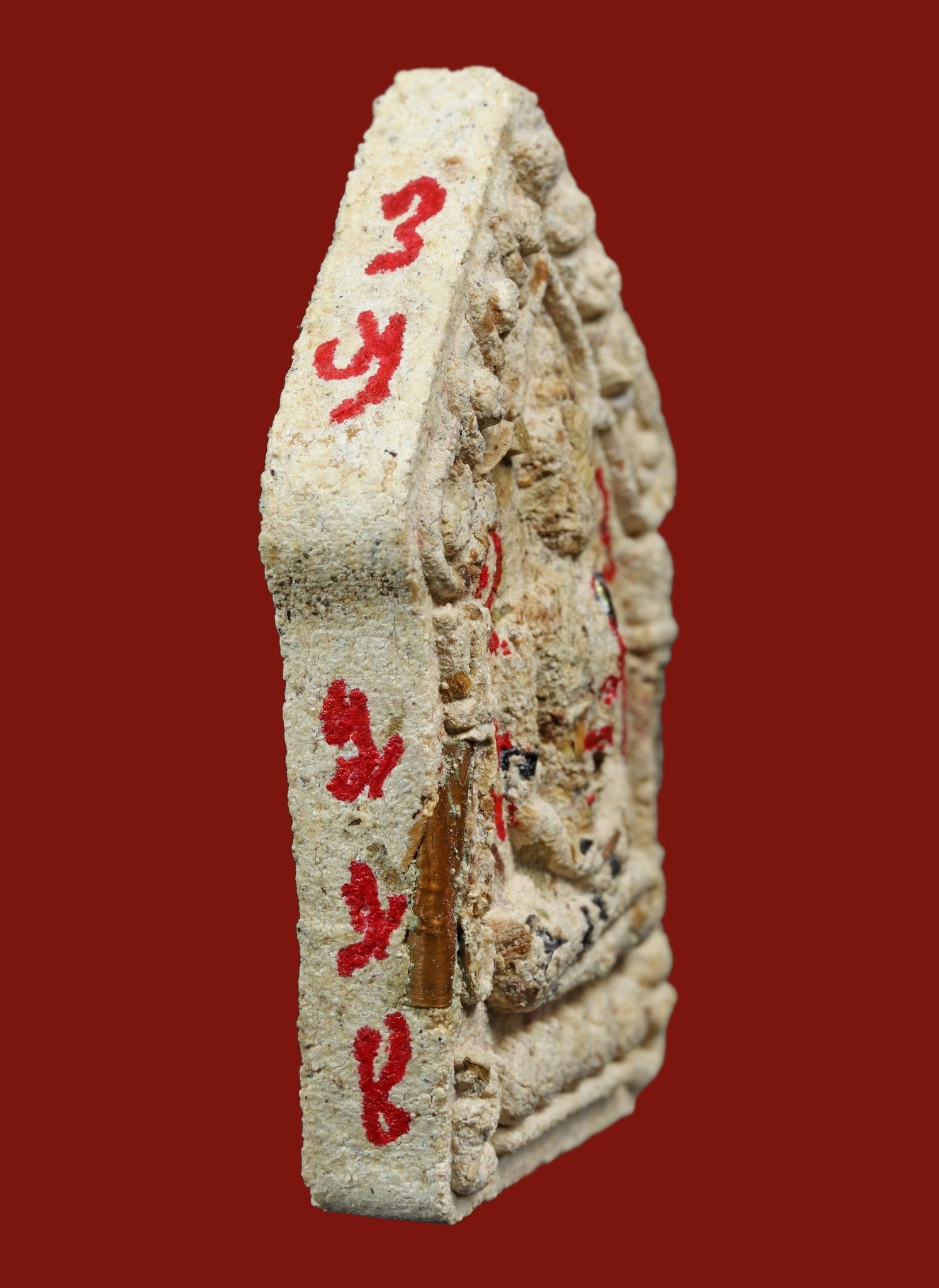 龍婆堪暖 佛歷2560 一期派古曼坤平大模 銅符管 - 298_thai_amulet