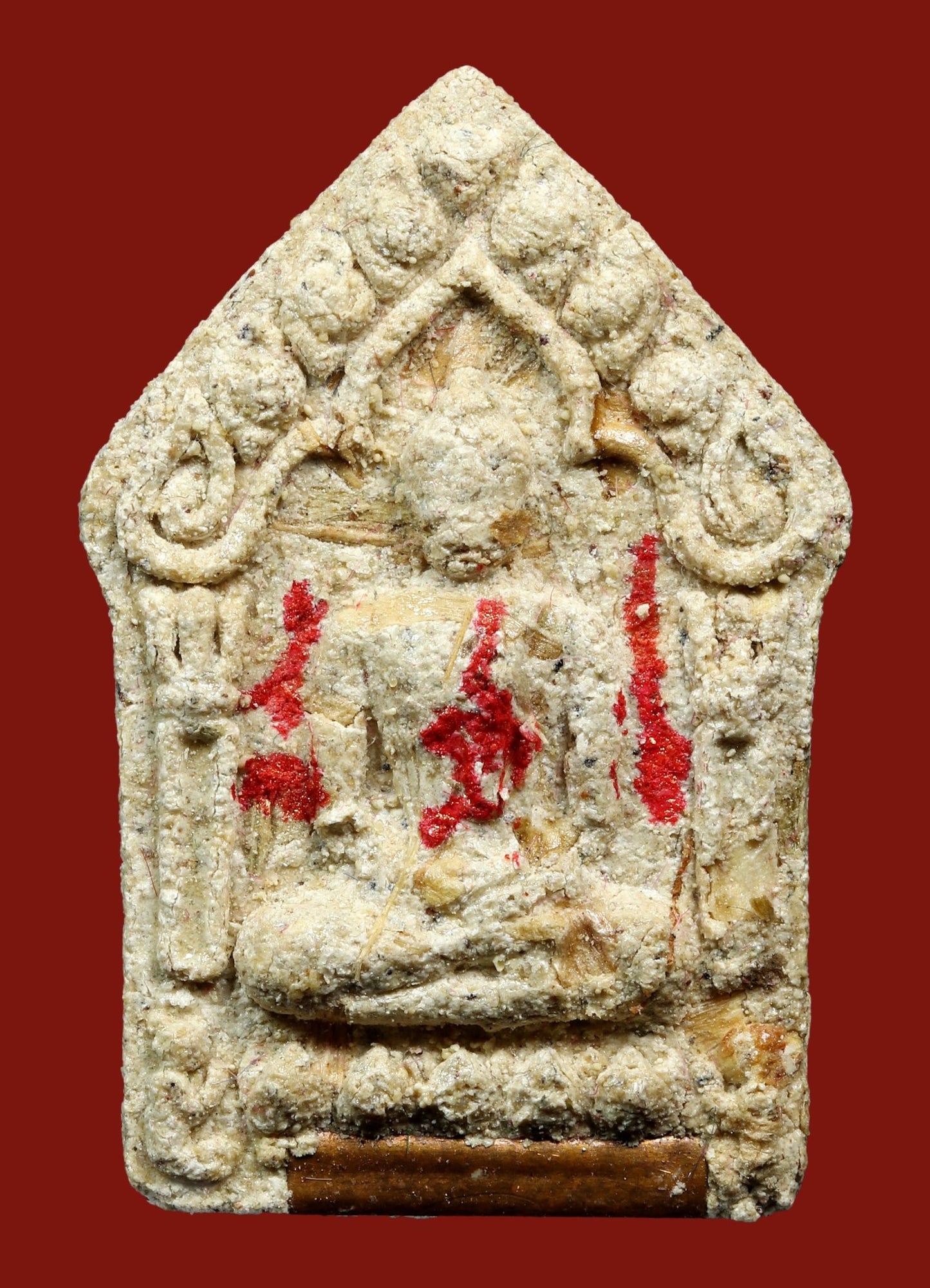 龍婆堪暖 佛歷2560 一期派古曼坤平小模 銅符管 - 298_thai_amulet