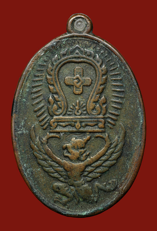 龍婆奧巴史 佛曆2498 鷹神 紅銅材質